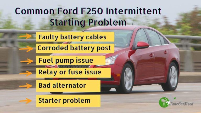 7 Most Common Ford F250 Intermittent Starting Problem